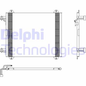 audi Condensor, airconditioning TSP0225407