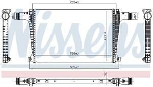 audi Intercooler, inlaatluchtkoeler 961594