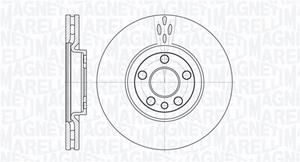 Magneti Marelli Bremsscheibe Vorderachse  361302040200
