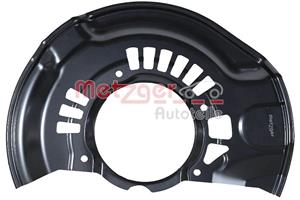 Metzger Spritzblech, Bremsscheibe Vorderachse links  6115333