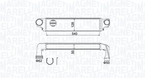 magnetimarelli Ladeluftkühler Magneti Marelli 351319204590