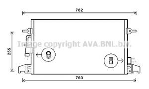 audi Condensor, airconditioning AI5324