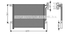 bmw Condensor, airconditioning BW5203