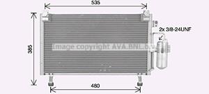 isuzu Condensor, airconditioning IS5031D