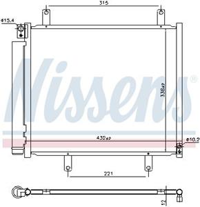 suzuki Condensor, airconditioning 940932