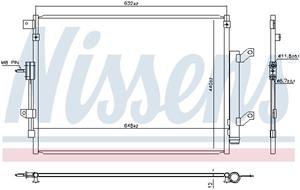 jeep Condensor, airconditioning 940934