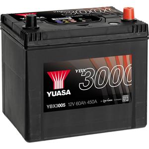 Yuasa SMF YBX3005 Autoaccu 60 Ah T1 Celopbouw 0