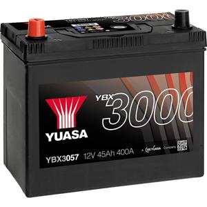 Yuasa SMF YBX3057 Autoaccu 45 Ah T1/T3 Celopbouw 1