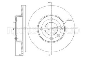 Metelli Bremsscheibe  23-0054