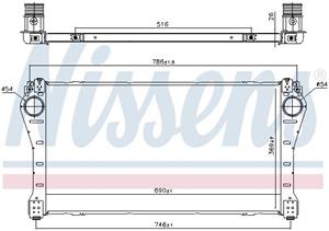 toyota Intercooler, inlaatluchtkoeler 961250