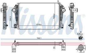 Volkswagen Intercooler, inlaatluchtkoeler 961601