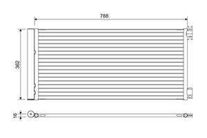 fiat Condensor, airconditioning 822637