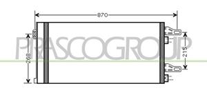 Prasco Kondensator, Klimaanlage  CI954C001