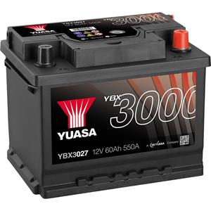 Yuasa SMF YBX3027 Autoaccu 60 Ah T1 Celopbouw 0