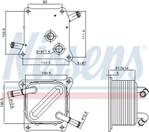 nissan Oliekoeler, automatische transmissie