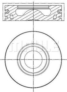 Mahle Original Kolben  013 PI 00137 002