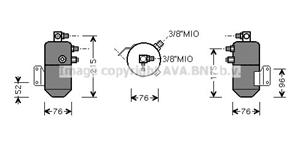 highwayautomotive Droger, airconditioning HIGHWAY AUTOMOTIVE VLD031