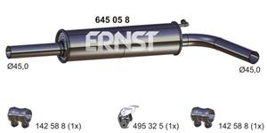 Ernst Mittelschalldämpfer  645058