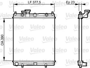 Valeo Kühler, Motorkühlung  732718