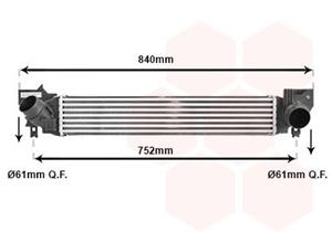 mini Intercooler, inlaatluchtkoeler 06014700