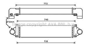 ford Intercooler, inlaatluchtkoeler AUA4218