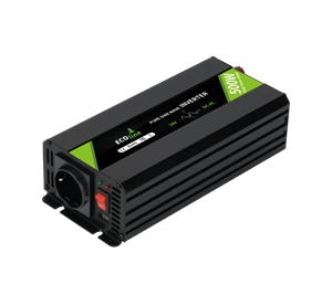 Inverter 24V EcoLine - Omvormer 24V Naar 220V/230V - 500w Vermogen - Zuivere sinus - Spanningomvormer