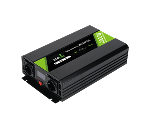 Inverter 24V EcoLine - Omvormer 24V Naar 220V/230V - 2000w Vermogen - Zuivere sinus - Spanningomvormer