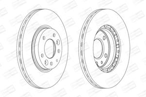 Champion Bremsscheibe Vorderachse  562633CH