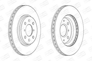 Champion Bremsscheibe Vorderachse  562694CH