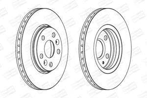 Champion Bremsscheibe Vorderachse  562730CH