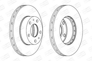 Champion Bremsscheibe Vorderachse  563026CH