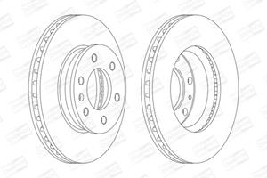 Champion Bremsscheibe Vorderachse  569136CH