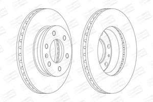 Champion Bremsscheibe Vorderachse  569136CH