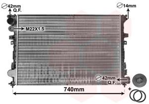 citroen RADIATEUR DIESEL +TURBO -AUTO +/zonder AIRCO 09002089