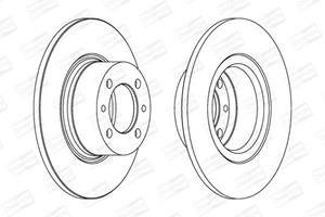 Champion Bremsscheibe Vorderachse  561074CH