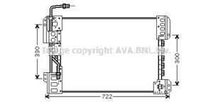 highwayautomotive Condensator, airconditioner AVA COOLING ME5210