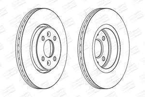 Champion Bremsscheibe Vorderachse  562103CH