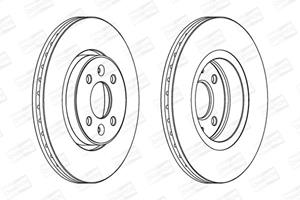 Champion Bremsscheibe Vorderachse  562103CH