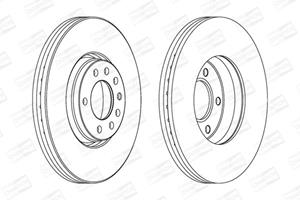 Champion Bremsscheibe Vorderachse  562240CH