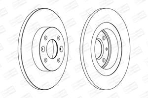 Champion Bremsscheibe Vorderachse  562293CH