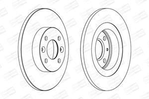 Champion Bremsscheibe Vorderachse  562293CH