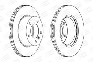 Bremsscheibe Vorderachse Champion 562313CH