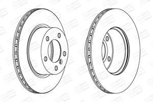 Champion Bremsscheibe Vorderachse  562317CH