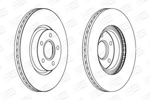 Champion Bremsscheibe Vorderachse  562363CH