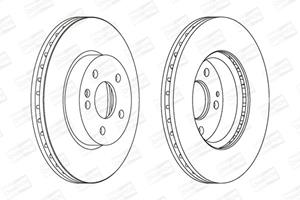 Champion Bremsscheibe Vorderachse  562392CH