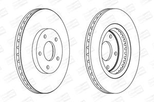 Champion Bremsscheibe Vorderachse  562578CH