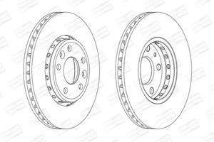 Champion Bremsscheibe Vorderachse  562595CH