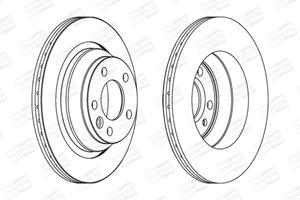 Champion Bremsscheibe Hinterachse  562603CH