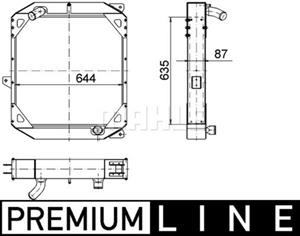 mercedes Radiateur CR1554000P