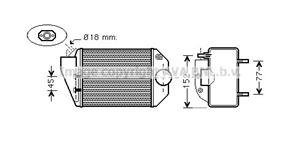 audi Intercooler, inlaatluchtkoeler